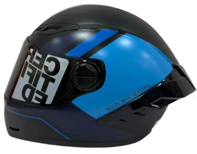 CASCO INTEGRAL ICH 501_SP DINGO NEGRO AZUL O BRILLO XL