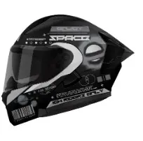 CASCO ABATIBLE ICH 3130 OUTSIDE NEGRO GRIS MATE L