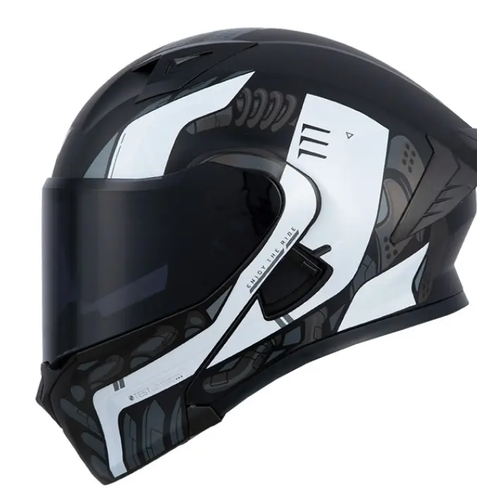 CASCO ABATIBLE ICH 3130 WANG NEGRO GRIS MATE L