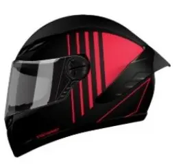 CASCO INTEGRAL ICH 501_SP LAUDA NEGRO ROJO MATE L