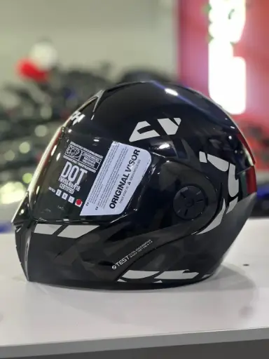 [203888] CASCO ABATIBLE ICH 3110 FREAK NEGRO GRIS O BRILLO XL